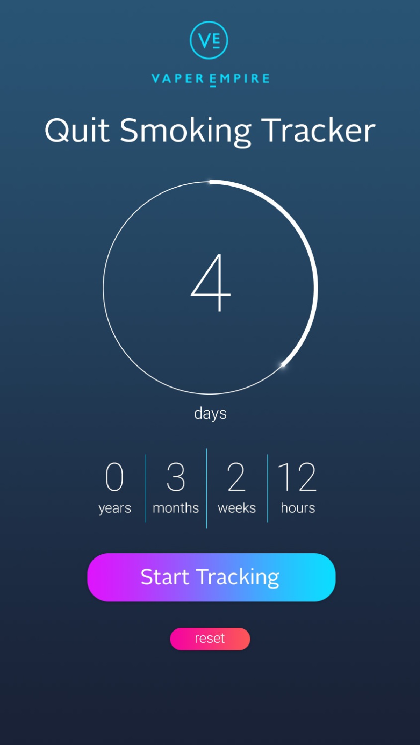 Vaper Empire Quit Smoking Tracker App