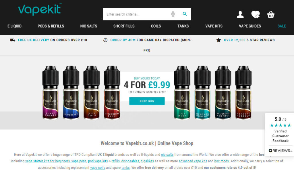 Vapekit Online Vape Store